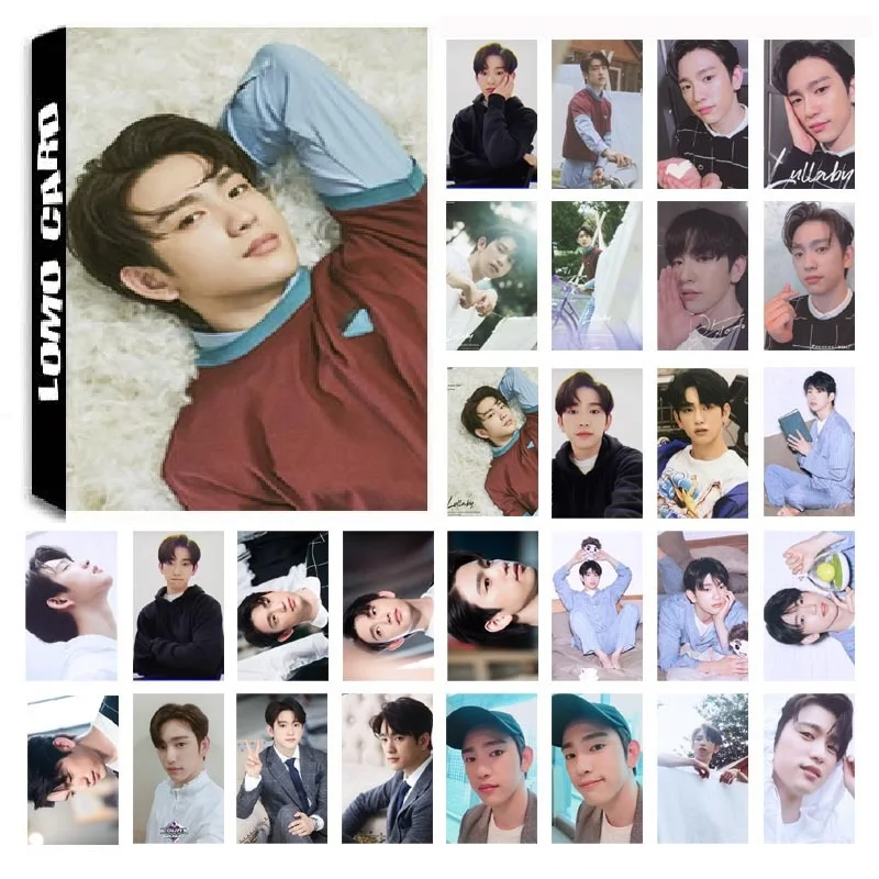 New 30Pcs/set KPOP GOT7 JinYoung Single 06 Lullaby Album HD Photo Card PVC Self Made LOMO Photocard | Канцтовары для офиса и