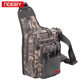 

Noeby Fishing Tackle Bag Cross Body Shoulder Messenger Nylon Waterproof Fishing Gear Bag