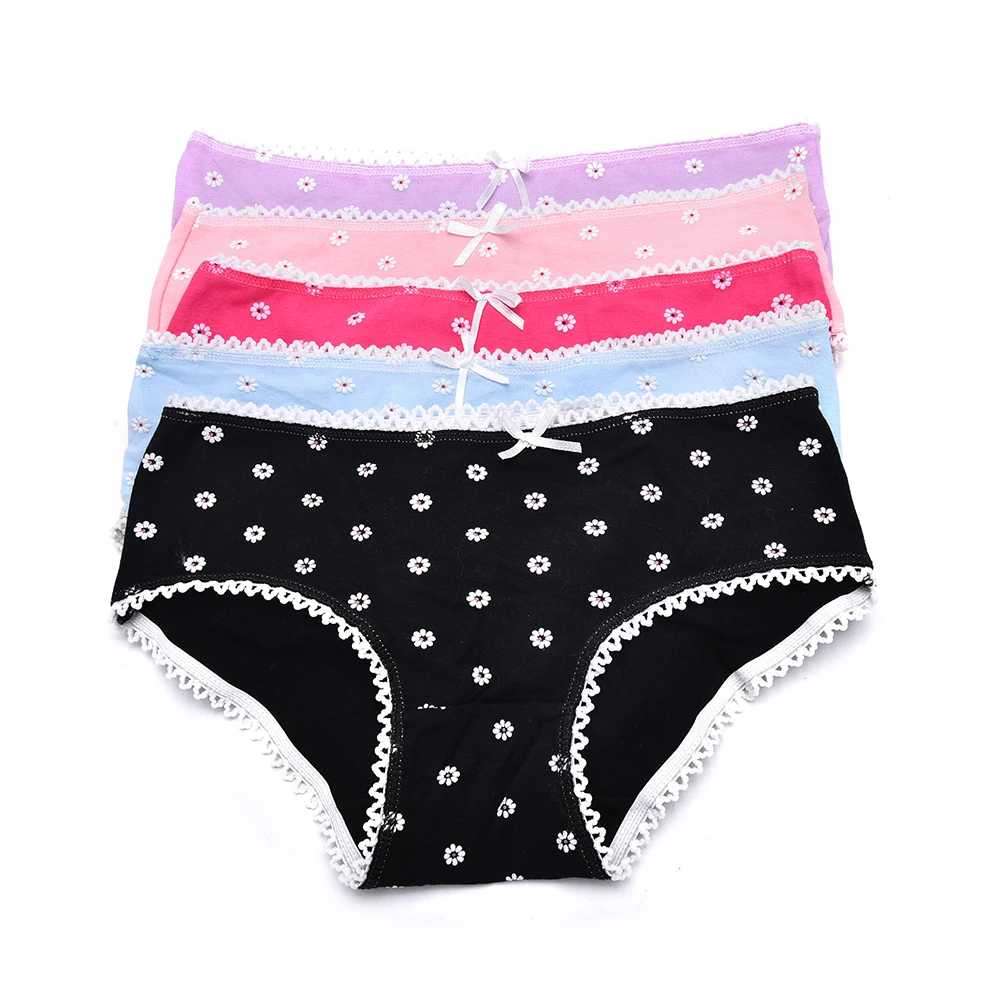 9 Colors Women Daisy Briefs Underwear Thongs Light Women Comfort