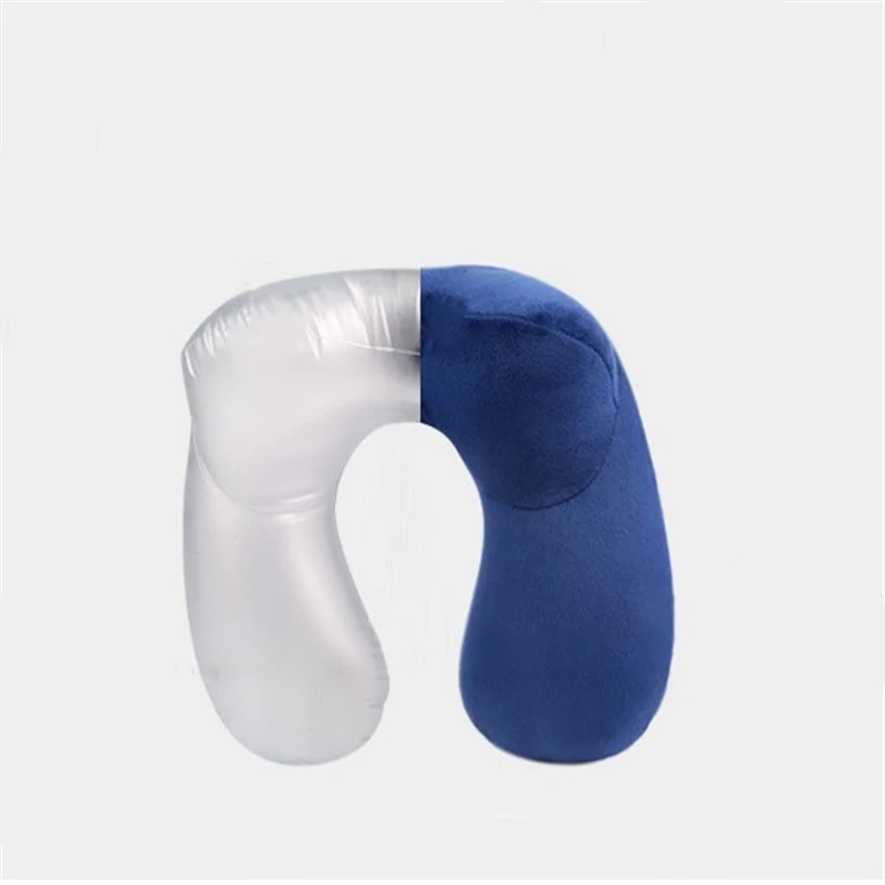 

Inflatable and Foldable Cushion Pillow Airplane Neck Pillow Protection Auto Headrest Rest Cushion Car Travel Accessories