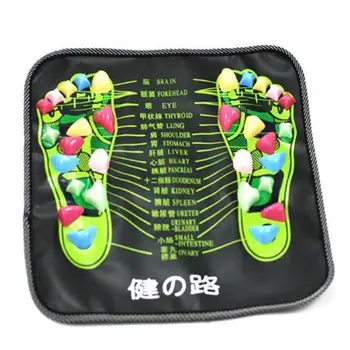 

Health Care Reflexology Foot Walk Stone Massager Mat Foot Leg Pain Relieve Relief Acupressure Pad massageador