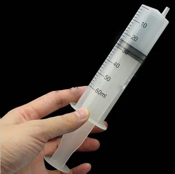 

Nutrient Measuring 60ML Reusable Plastic Syringe Injector for Hydroponics Hot Refill Packaging tools