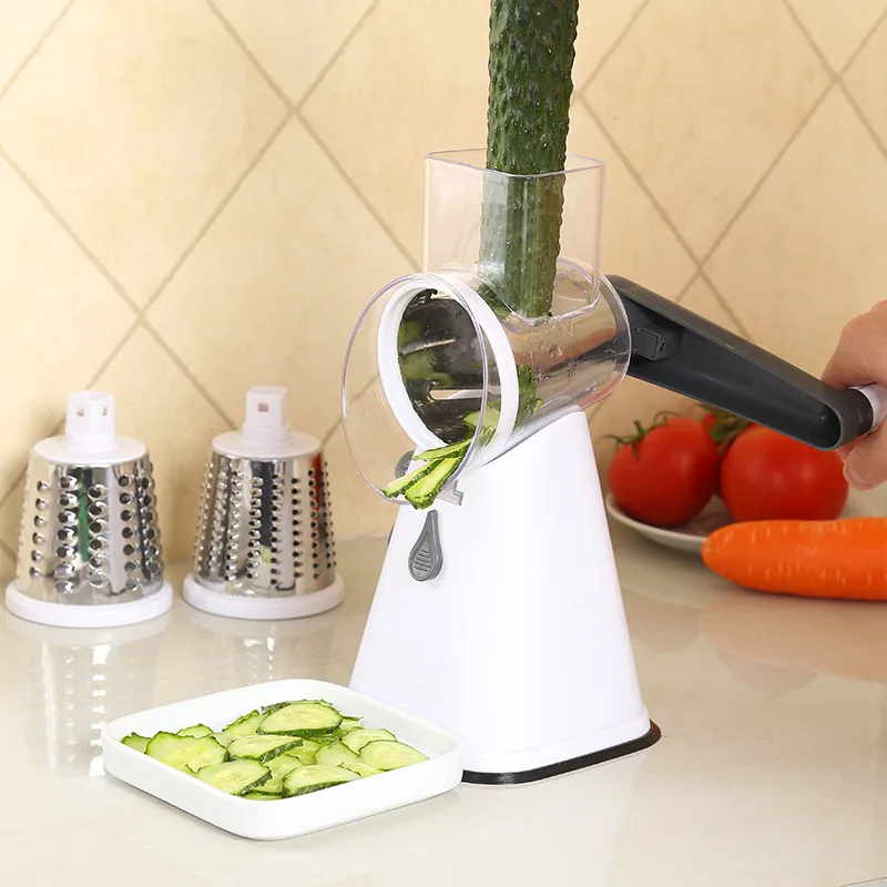 Multifunctional Manual Vegetable Spiral Slicer Chopper Mandoline Slicer