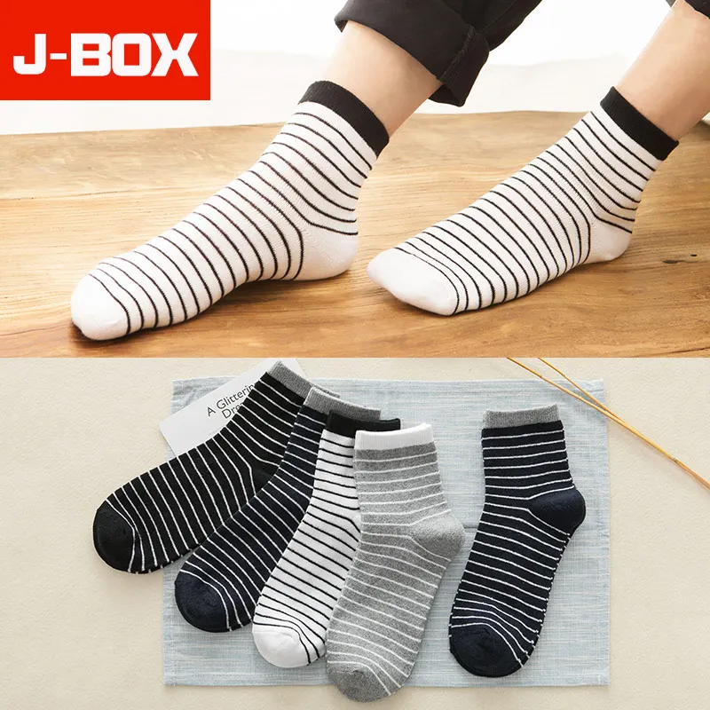 10 PairsLot Brand Socks Men Pure Cotton Ankle Socks Male Striped Cool Hip Hop Sports Long Soft Warm Winter Crew Socks For Men