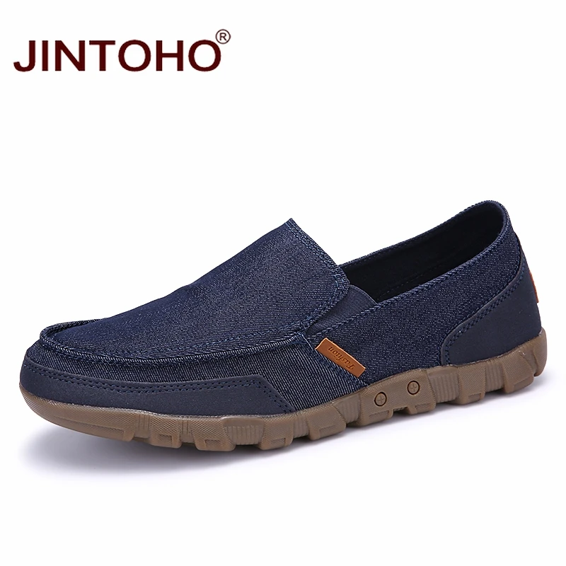 

JINTOHO Big Size Men Loafers Summer Breathable Men Casual Shoes Male Shoes Fashion Men Flats Brand Designer Men Shoes