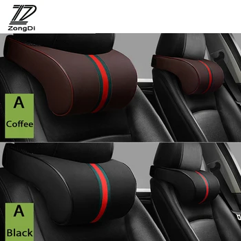 

ZD 1X For Mercedes W203 W211 W204 W210 w205 W212 Benz BMW F10 E34 E30 F20 X5 E70 Car Neck pillow Three primary colors Headrest