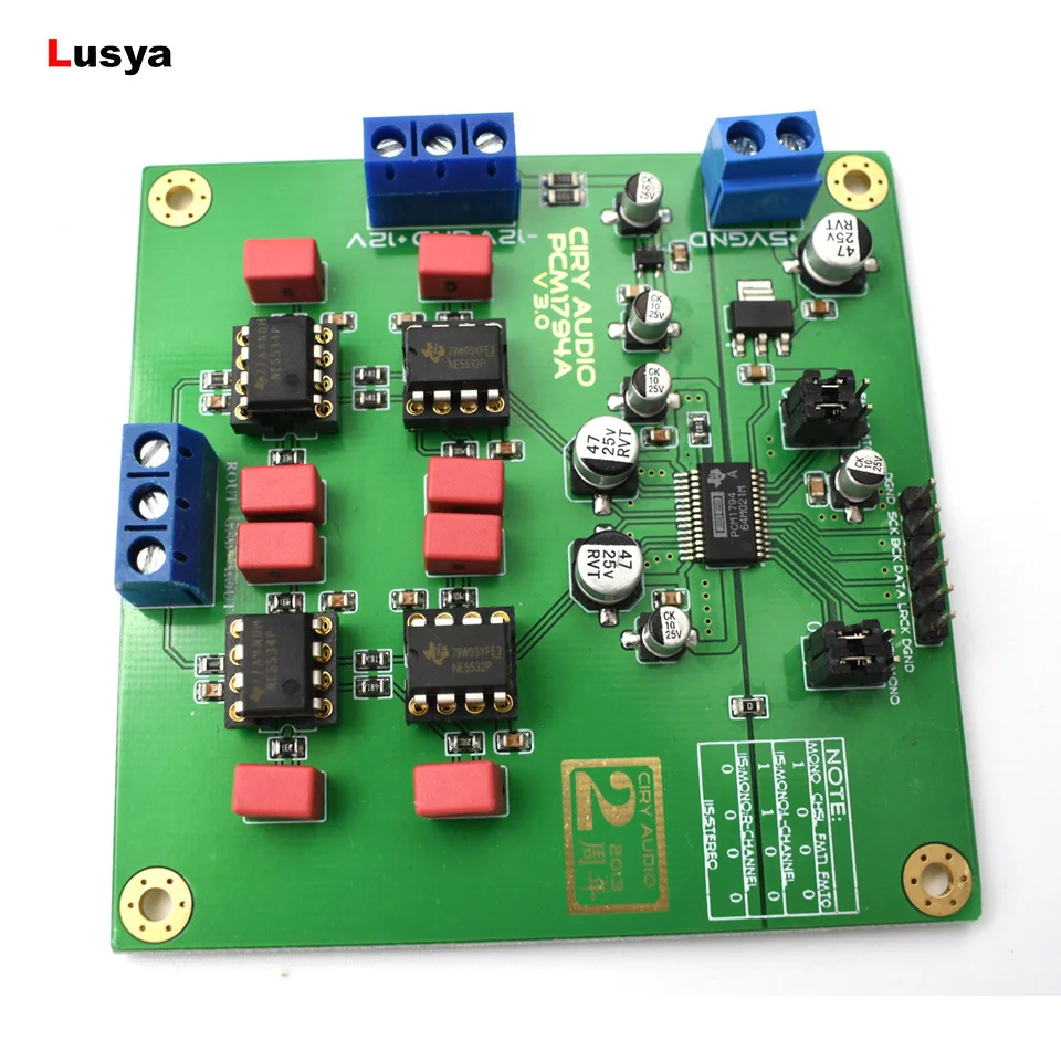 Модуль PCM1794 Hi Fi модуль DAC декодера 192k 24bit IIS плата F3 012|Усилители мощности| |