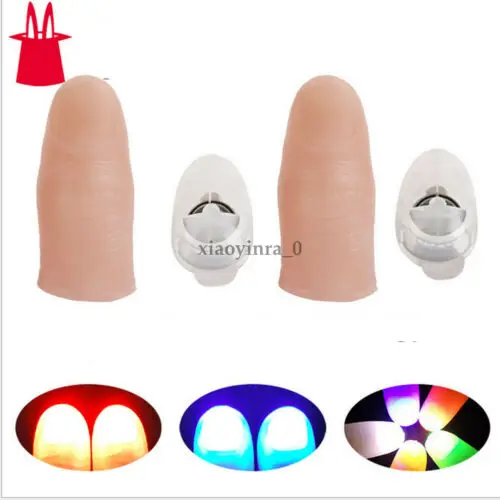 2Pcs D'light Magic Thumb Light Toys Children Luminous