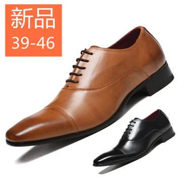 

Men's Shoes Men's Cross-border Sharp Business Married Shoes Men's Size 39-46 men dress shoes loafers oxford shoes for men