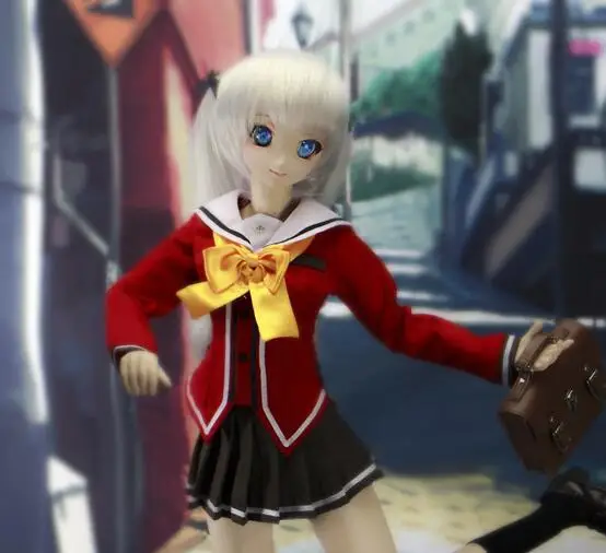 Принимаем на заказ Новые Косплей униформы COS Charlotte Tomori Nao для 1/3 BJD SD DD DDL кукольная