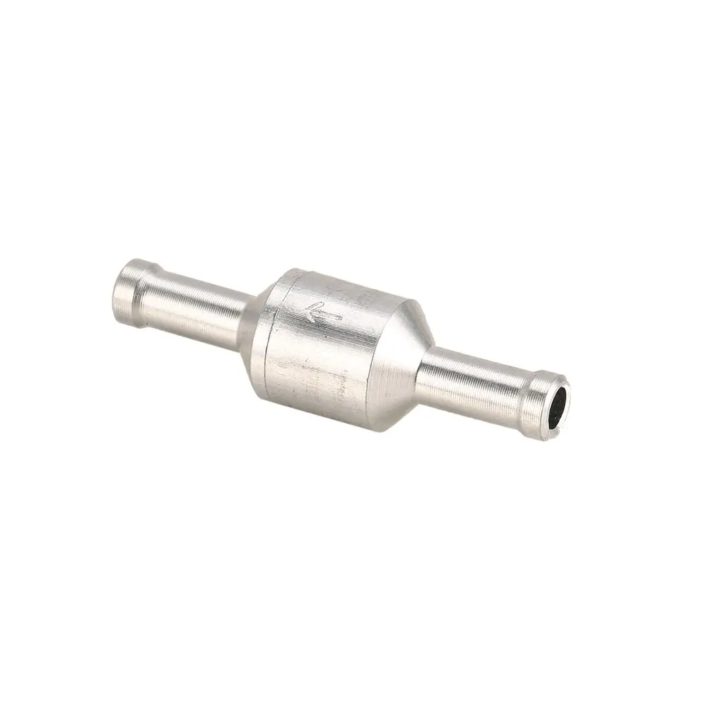 

1Pc Aluminium Check Valve 6mm Fuel Non- Return Inline Check Valve Vacuum Hose One Way For Automobile Vehicle Carburettor