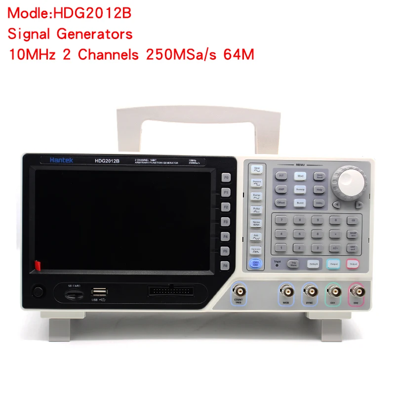 

High precision Hantek HDG2012B 10MHz 2 Channels 250MSa/s 64M Digital Signal Generator DMM function Signal Arbitrary Waveform