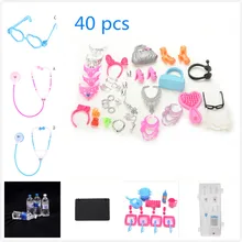 Сделай Сам Детские развивающие ролевые стетоскоп игрушки мальчики девочки подарок ролевые игры День рождения Кухня Еда доктор играть Медицинский Набор