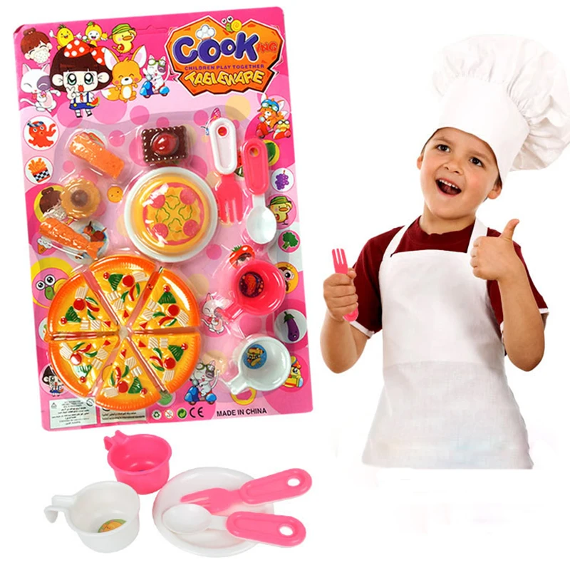 16pcs/set pretend play children Kitchen toy Simulated Pizza Sushi DIY Scene simulation parent-child interaction Gifts | Игрушки и хобби