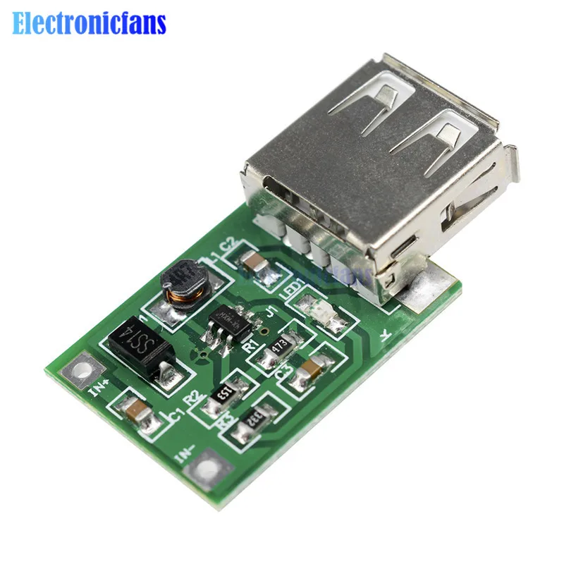 Высокая эффективность! 5 шт. повышающий преобразователь USB для литиевых батарей 0 9