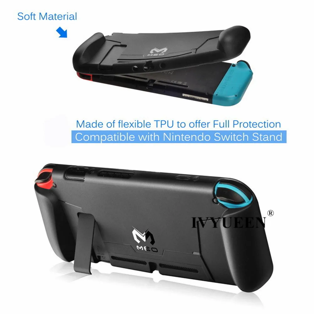 Защитные Чехлы IVYUEEN для Nintendo Switch Console чехлы из ТПУ контроллера выключателя 4 игры