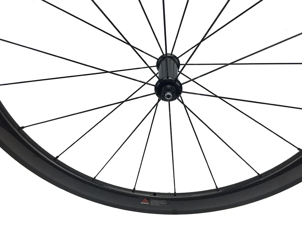 Excellent 24/30/38/45/50/66/88mm Carbon Fiber Road Bike Wheels Powerway R36 Ceramic Bearing Hub Bicycles Cycling Wheelset 23mm Width 700c 5