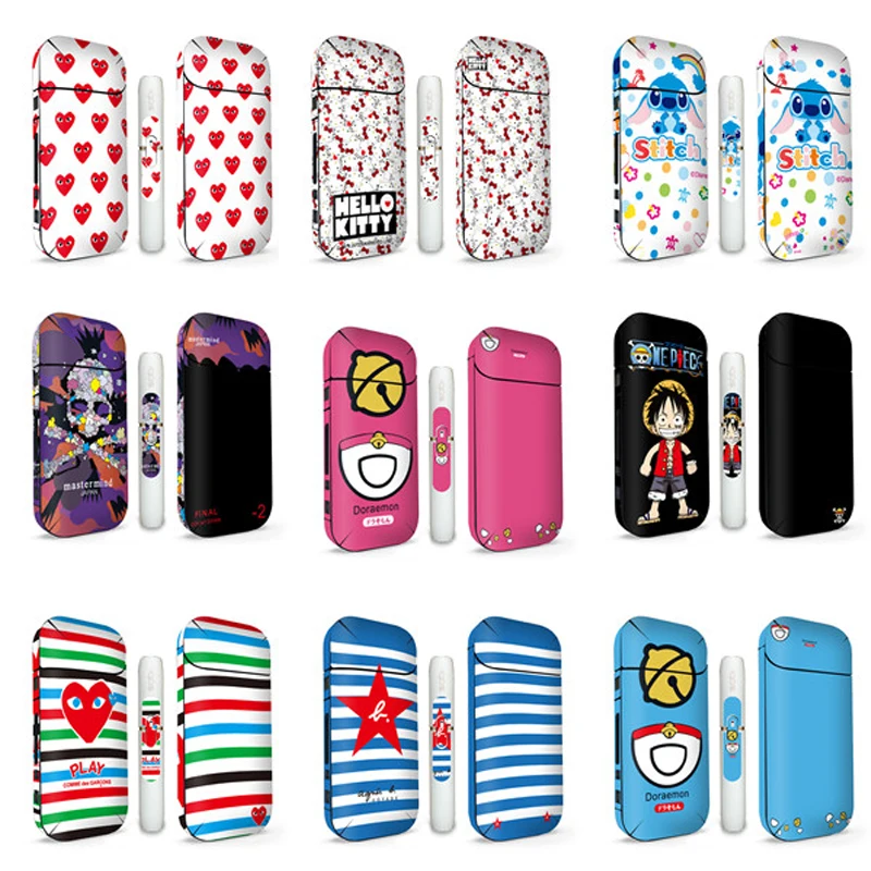 

New Design 15 Colors 3M Printing PVC Material Skin For IQOS IQOS 2.4 Plus Sticker Case