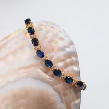 Синий кварцевый браслет 8 дюймов FPPJ оптовые бусы природа