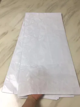 

white bronzed fabric ankara lace fabric hot sale jacquard brocade fabric bazin riche getzner 2018 embossed lace dress 5 yard/lot