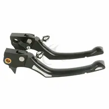 Motorcycle Aluminum Black Brake Clutch Lever For Harley Sportster XL883 XL1200 2004-2013 koleroader aluminum hollow black cnc gear shift lever linkage shifter link for harley sportster 48 72 xl883 xl1200 2004 2017