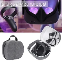 Дорожный Чехол для переноски для Oculus Quest All-in-one VR игровая гарнитура EVA водонепроницаемая сумка с защитой объектива и зарядным кабелем