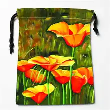 Пользовательские печати прекрасные цветы(1) сумки для покупок на шнурках дорожный мешочек для хранения плавать Туризм игрушка сумка унисекс мульти Size18-12-05-55