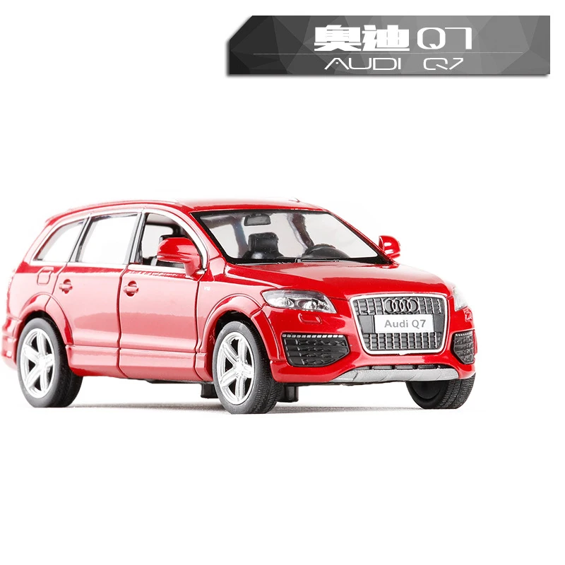 Высокая симуляция 1:36 RMZ City Audi Q7 V12 модель автомобиля литой металл литья под давлением автомобиля игрушка образовательная коллекция для детей Подарки
