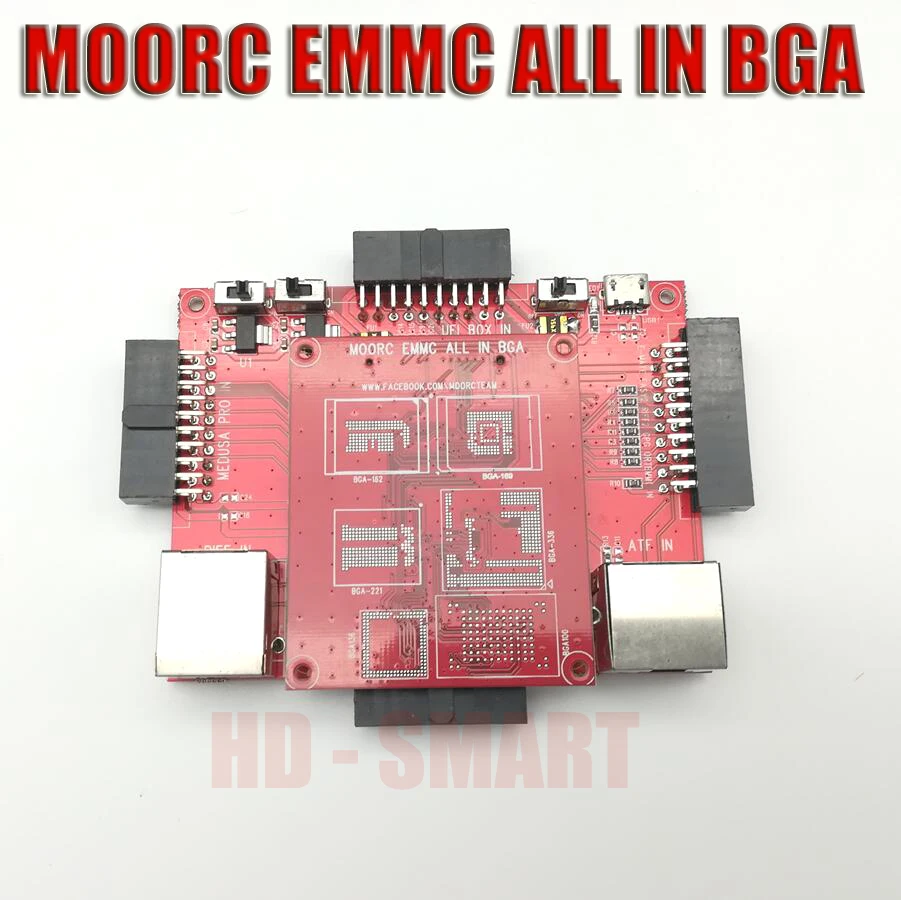 Новейшее обновление MOORC JTAG ISP адаптер Все в 1 для RIFF легкий JTAG PRO JTAG Медуза EMMC E-MATE коробка ATF