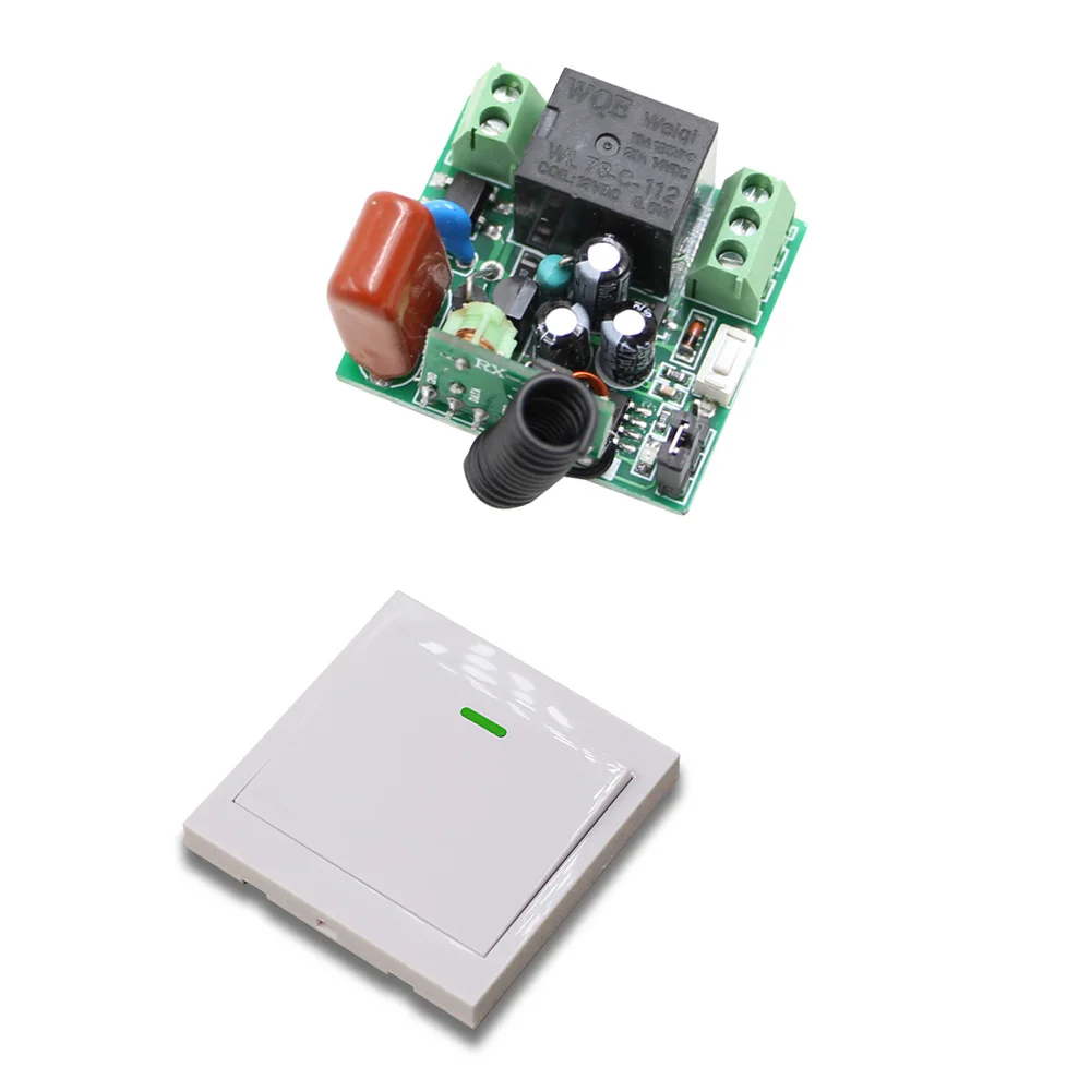 

220V Wireless Remote Control Switch Wireless Light Switch Teleswitch 1CH 1 CH 10A Mini Receiver Transmitter Learning Code 315Mhz