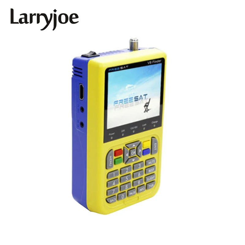 Larryjoe Freesat V8 Finder V-71 HD DVB-S2 Высокое разрешение Satellite MPEG-4 DVB S2 спутниковый метр Satfinder