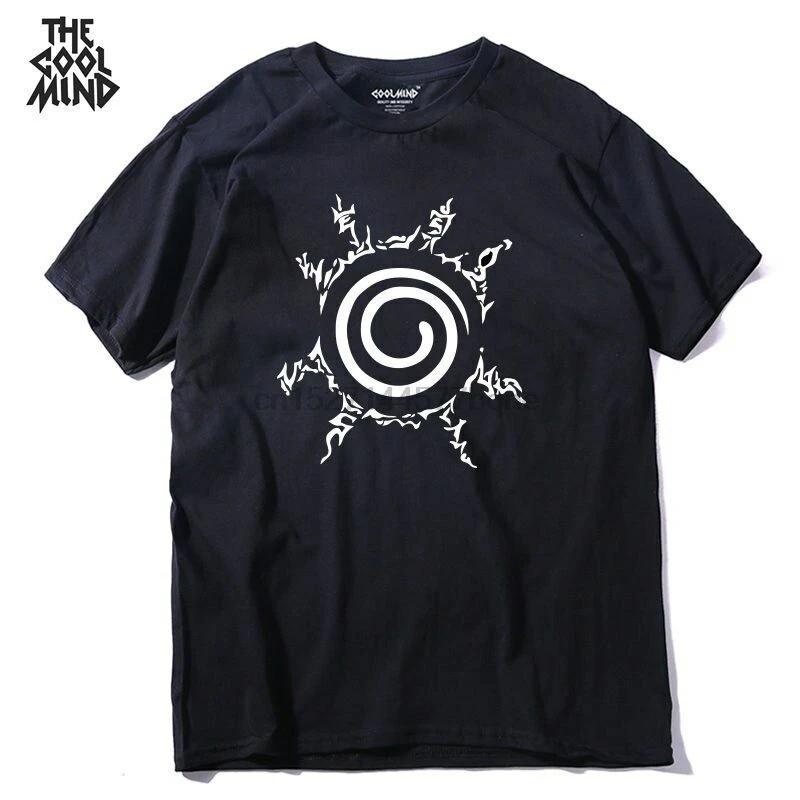 

COOLMIND Naruto 100% cotton short sleeve o-neck men T shirt casual summer(1)