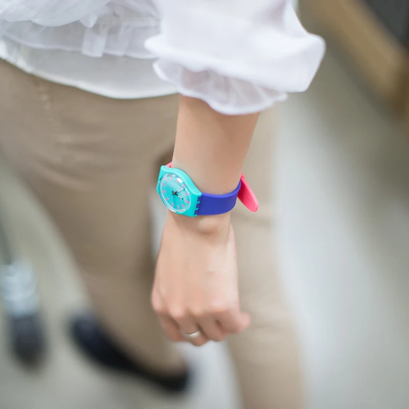Swatch часы серии мужские летние цвет код GG215|Кварцевые часы| |