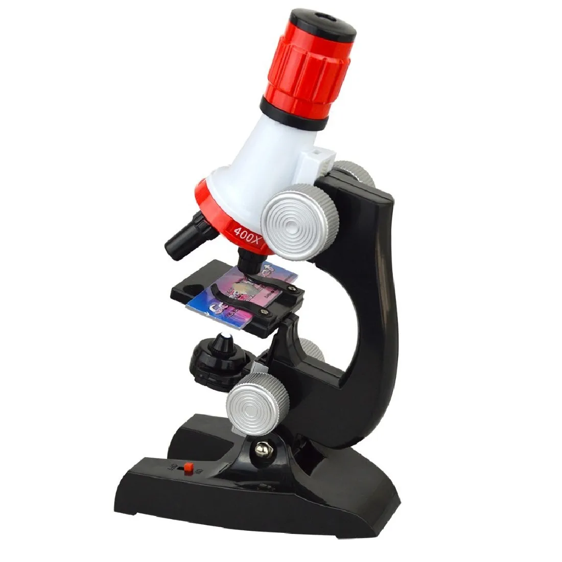 

100X 400X 1200X Design Microscope Illuminated Monocular Biological Microscope For Children Education Toy Tool
