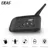 EJEAS V6 Bluetooth Шлем Интерком мото Communicator fm-гарнитура судья с микрофоном 1200 м домофон для 6 гонщиков, BT s2
