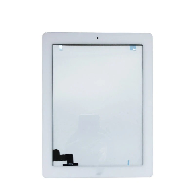 For iPad 2 White Touch Screen Digitizer Replacement+Mid Frame Bezel&Home Button$ 