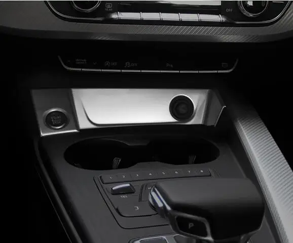 Матовая рамка для автомобильного прикуривателя Audi A4 b9 2016 2017 ABS отделочная панель