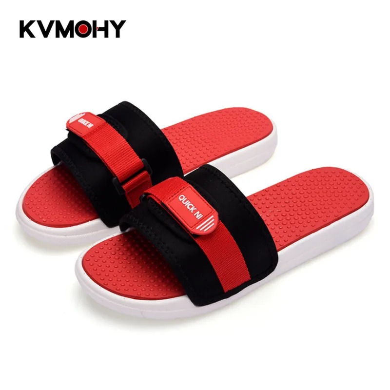 

Men Slippers Shoes Brand Fashion Soft Summer Water Shoes Male Sandals Outdoor Man Beach Shoes Slides Flat Slipper