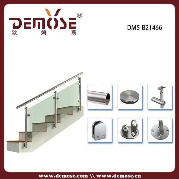glass railing/indoor glass stair railings
