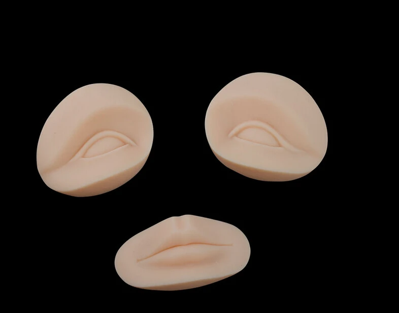 10sets lot Replacement Parts for 3D Permanent Makeup Practice Mannequin Head tattoo supplies