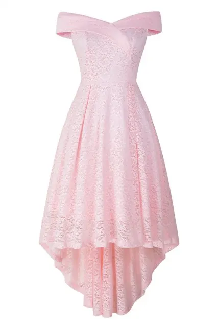 Элегантные сексуальные коктейльные платья с v-образным вырезом бордовое кружевное короткое спереди длинное сзади Свадебное платье размера плюс вечерние коктейльные платья vestido coctel - Цвет: pink