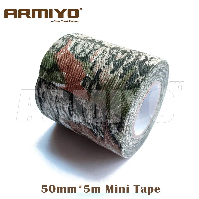 Охотничьи аксессуары Armiyo Mini 50 мм * 5 м камуфляжная лента тканевый воздуховод
