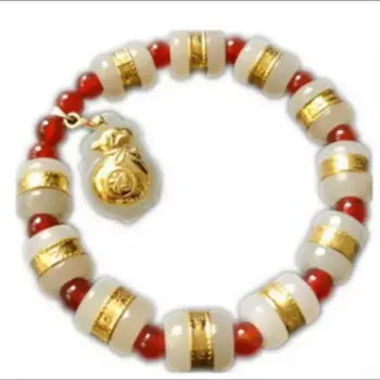 

For the double eleven special gold and Tian Baiyu can take a variety of small jewelry bracelet exquisite beyond compare