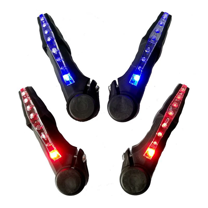 

2017 New Arrival Time-limited Sram Mtb Grips Mountain Bicycle Grips Aluminum Alloy Plastic Bright Flashing Bike Handlebar