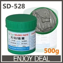 ГОРЯЧАЯ Продажа! SD-528 низкая температура SMT свинца SMT Паяльной Пасты 500 г Sn42Bi58