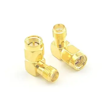 

SSEA New SMA Male to Female Right Angle 90-Degree Adapter Jack to Plug