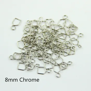 

New 500pcs/lot, 8mm Metal Hooks For Chandelier Ball Hanging Metal Connectors Findings Chandelier Ball Hook