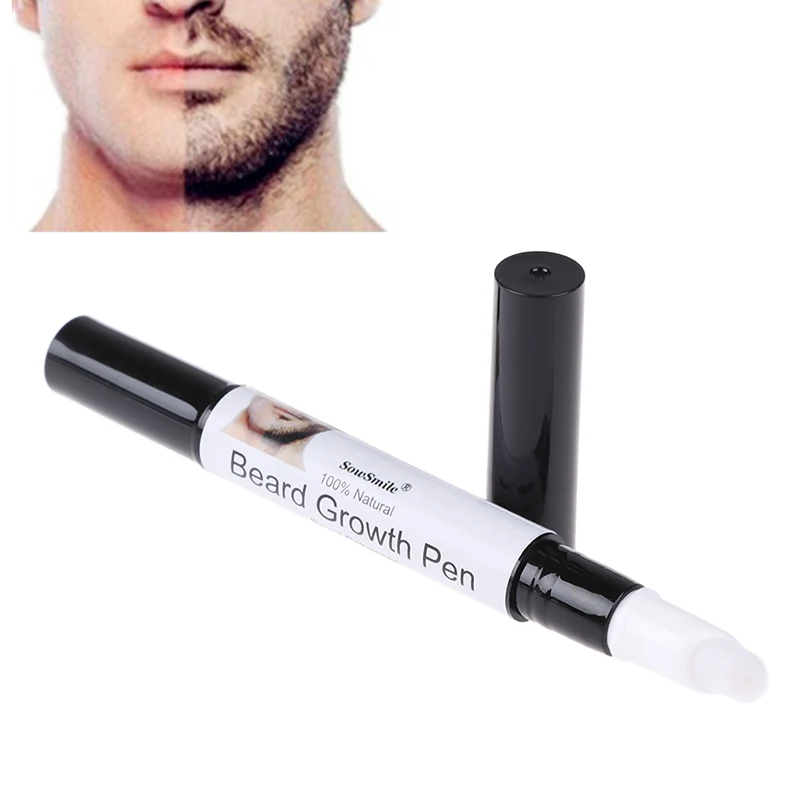 

1pc Men's Face Beard Enhancer Whiskers Face Nutrition Mustache Develop Drawing Pen Professional Men Liquid Beard Growth Pen