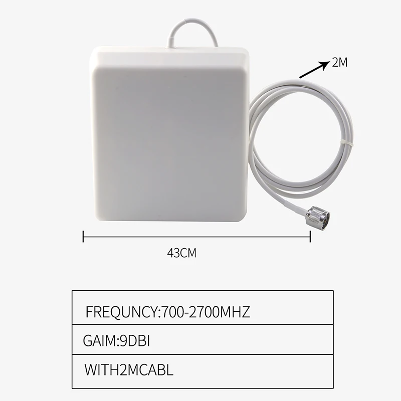 Трехдиапазонный ретранслятор мобильного сигнала 70 дБ 2G 3G 4G GSM 900 DCS 1800 WCDMA 2100