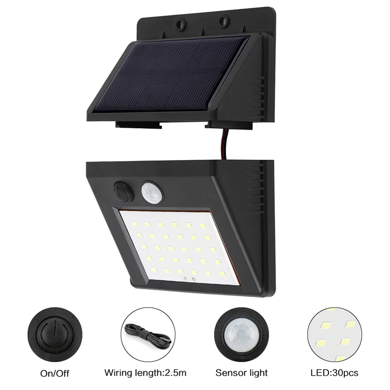 

100 LEDs Solar Light PIR Motion Sensor Solar Garden Light Waterproof Outdoor Energy Saving Street Yard Path Home Lamp